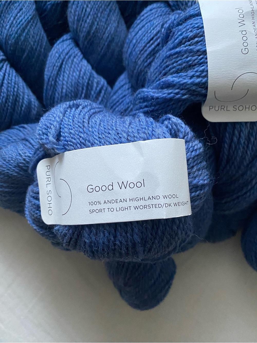NWT Purl Soho Good Wool Freshwater Blue - Picture 2 of 3